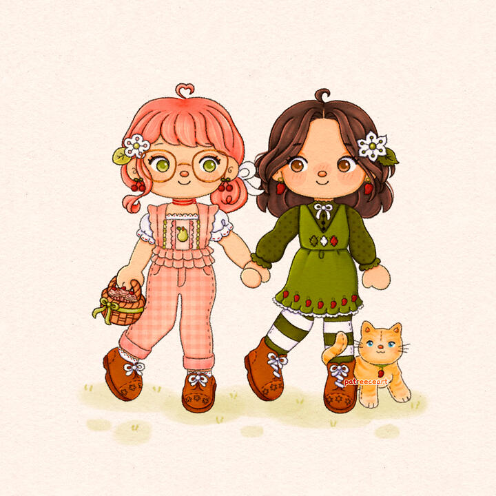 @pearblossoms_ and @illu_mii @pearblossoms_ and @illu_mii